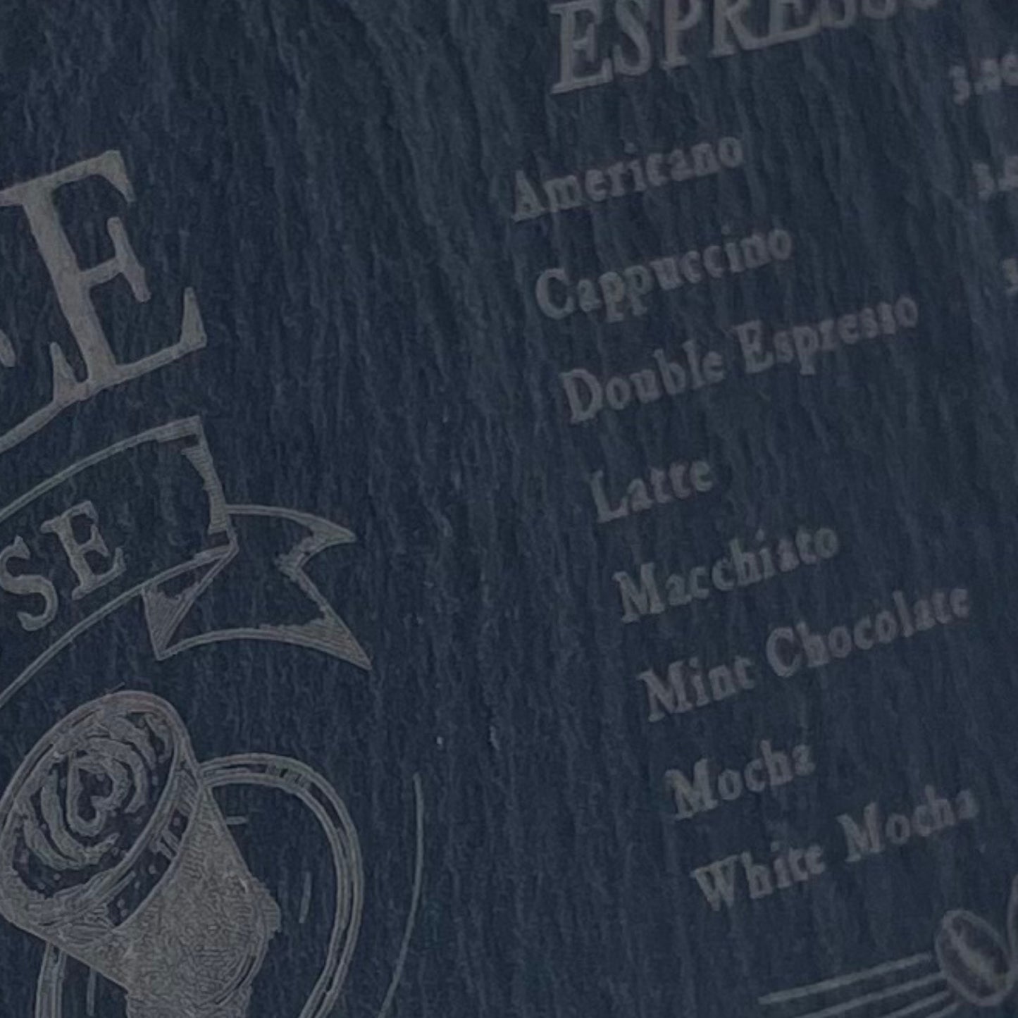 Untersetzer für Restaurant, Café oder Bar - personalisiert mit deinem Wunschtext und Logo
