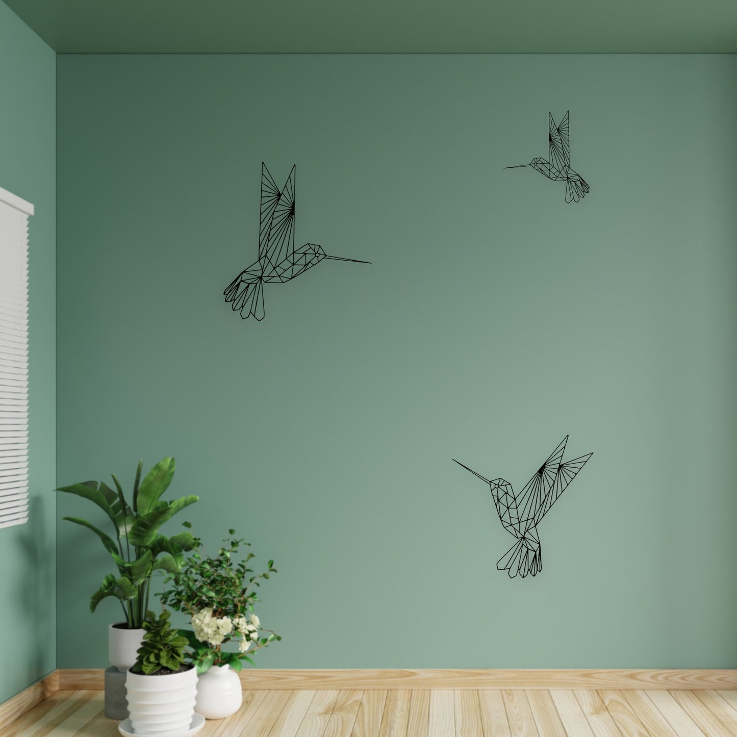 3D Kolibri Vogel aus Holz