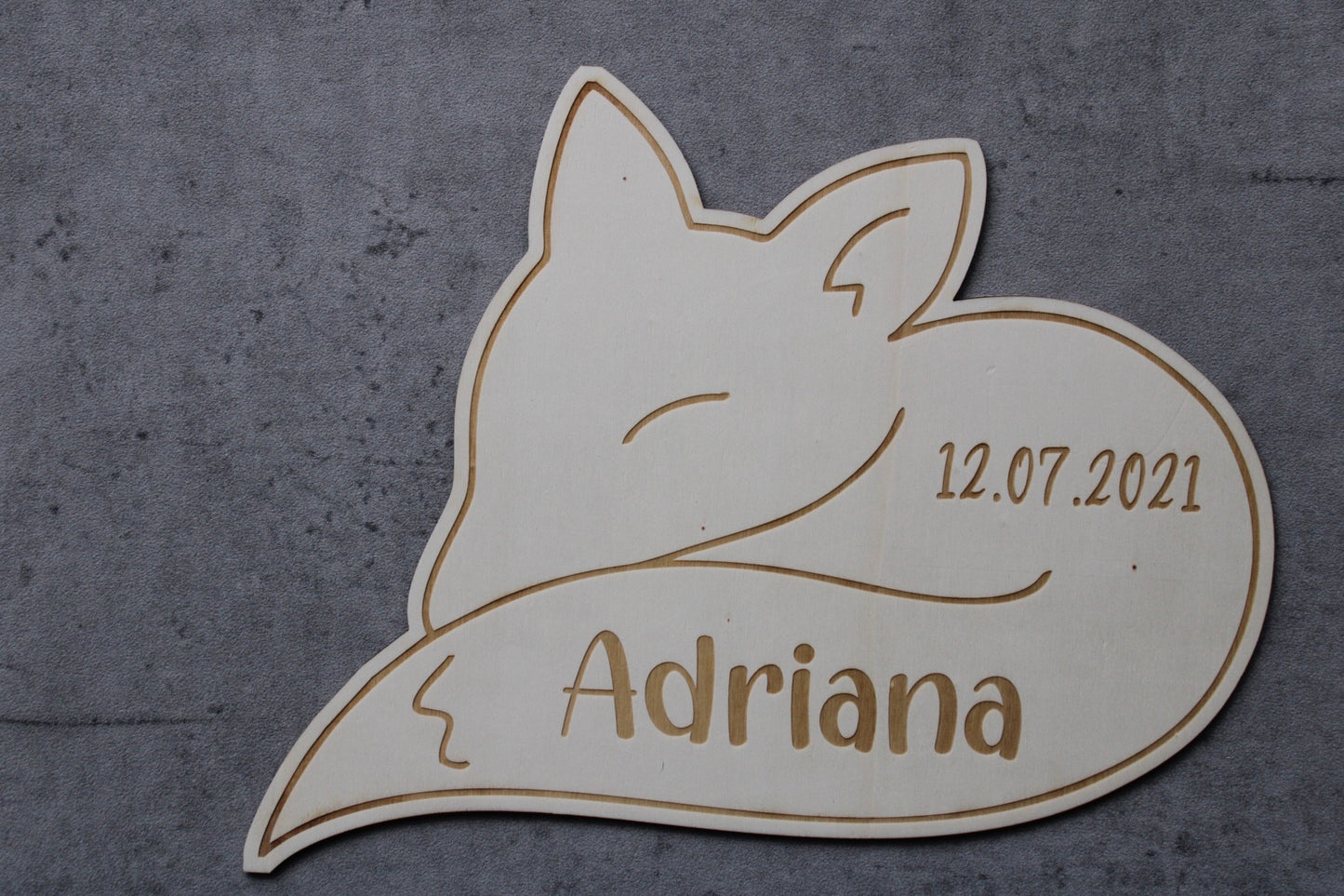 Türschild / Wanddekoration Fuchs